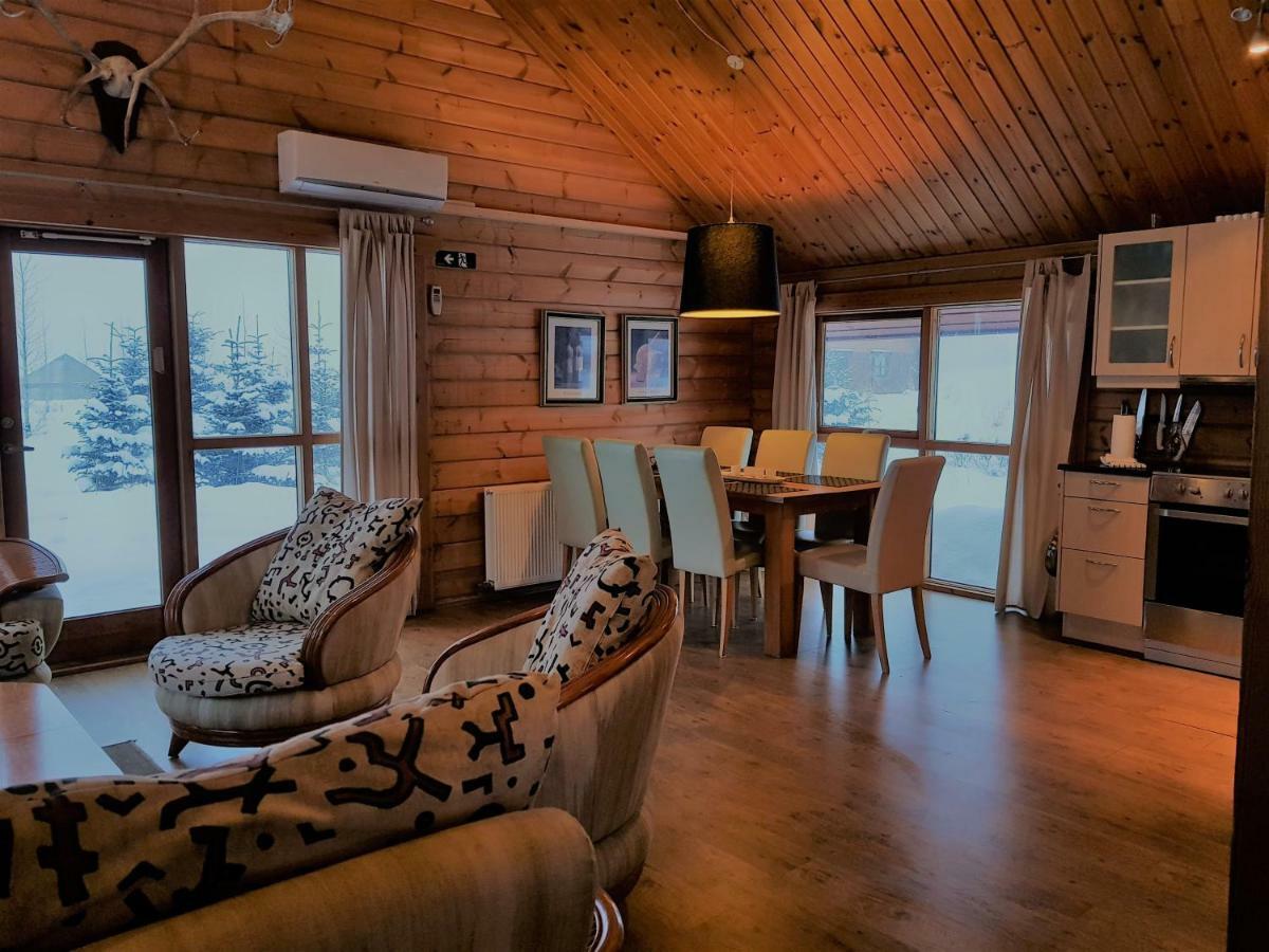 Geysir - Modern Log Cabin Reykholt  Exterior photo
